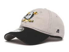 Бейсболка "NHL Anaheim Ducks" серо-черная (арт.31657)