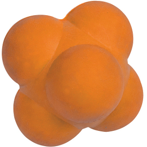 Мяч для реакции (Reaction Ball) MadGuy оранж 9 см