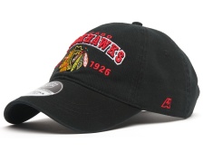 Бейсболка "NHL Chicago black Hawks Est. 1926" черная (арт. 29042)